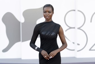 Venice, Italy - 3 September 2025: Maria Borges during the red carpet of - Duse - during the 82nd