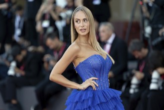 Venice, Italy - 3 September 2025: Guest during the Red Carpet of - Duse - during the 82nd Venice