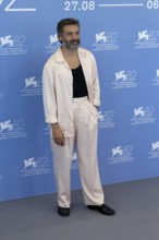 Venice, Italy - 3 September 2025: Oscar Isaac during the Photo Call of - In the Hand of Dante -