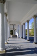 Rudolf Spring Pavilion, spring, fountain, lobby, spa centre, Caroline Fountain, colonnade,