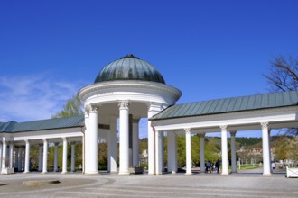 Rudolf Spring Pavilion, spring, fountain, lobby, spa centre, Caroline Fountain, colonnade,