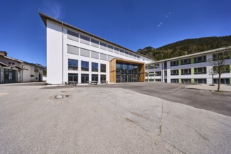 Primary and secondary school Bischofswiesen, primary school, secondary school, building,