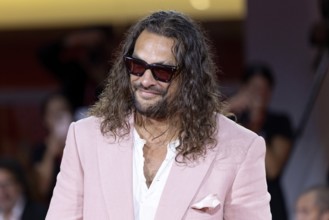 Venice, Italy - 3 September 2025: Jason Momoa during the red carpet of - Cartier Glory To The