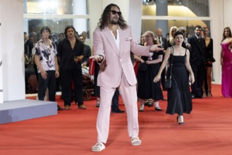Venice, Italy - 3 September 2025: Jason Momoa during the red carpet of - Cartier Glory To The