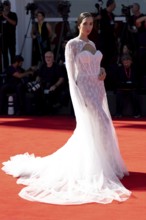 Venice, Italy - 3 September 2025: Sofia Giaele De Dona during the Red Carpet of - The Voice Of Hind