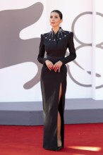 Venice, Italy - 3 September 2025: Farah Abdel Aziz during the red carpet of - The Voice Of Hind