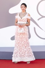 Venice, Italy - 3 September 2025: Guest during the Red Carpet of - The Voice Of Hind Rajab - during