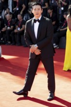 Venice, Italy - 3 September 2025: Teo Yoo during the red carpet of - The Voice Of Hind Rajab -