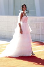 Venice, Italy - 3 September 2025: Ahlam El Brinis during the red carpet of - The Voice Of Hind