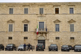 Palazzo di Giustizia, the Palace of Justice in Trani, Apulia, Italy