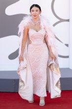 Venice, Italy - 3 September 2025: Stella Lim during the red carpet of - The Voice Of Hind Rajab -