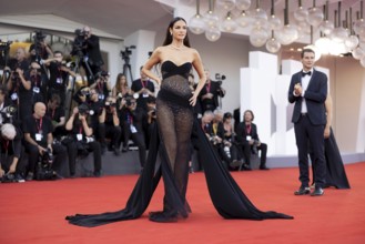 Venice, Italy - 1 September 2025: Sofia Resing during the red carpet of - The Smashing Machine -