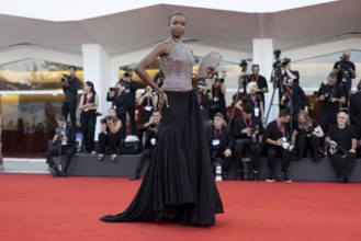 Venice, Italy - 1 September 2025: Maria Borges during the red carpet of - The Smashing Machine -