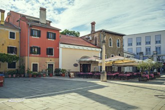 Carpacciov Square in the city of Koper, Slovenia