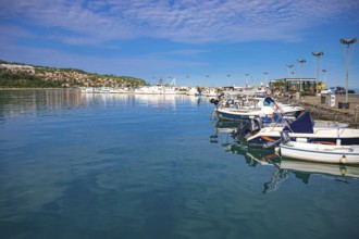 Marina in the town of Koper, Slovenia