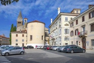 Brolo Square in the city of Koper, Slovenia