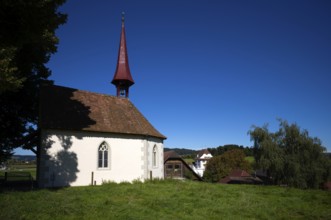 Wyher Castle Chapel, Wyher moated castle, Ettiswil, Canton Lucerne, Switzerland