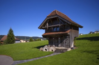Stadelhaus, barn, former servants' house, Ettiswil, Canton Lucerne, Switzerland