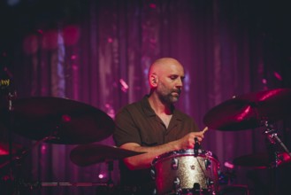 Mark Barry, drummer of Lord Huron live at the Tempodrom in Berlin on 08/09/2025