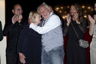 Dagmar Biener and Dieter Hallervorden - Premiere Der eingebildet Kranke after The Imaginary Invalid