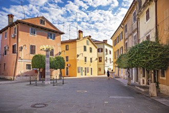 Kosovelov Square in the city of Koper, Slovenia