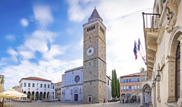 Titov Square in the city of Koper, Slovenia