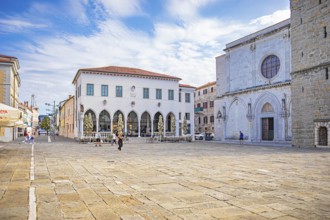 Loggia on Titov Square in the city of Koper, Slovenia