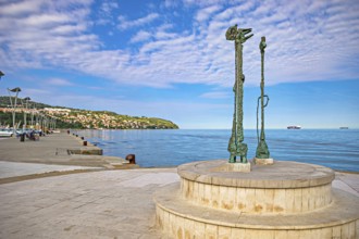 Ukmarjev Square in the city of Koper, Slovenia