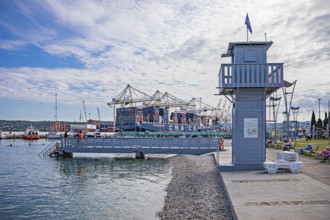 Port of the city of Koper, Slovenia