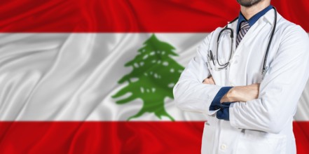Lebanon national health system. Lebanon health and medical insurance concept