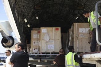 A humanitarian air and land bridge from the State of Qatar to Syria, Damascus, Damascus, Syria