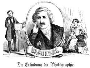 Portrait of the Frenchman Louis Daguerre (1787-1851) pioneer and inventor of photography, photo
