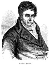 Portrait of Robert Fulton (1765-1815) American engineer, inventor of the steam engine, submarine