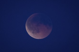 Lunar eclipse as seen from Berlin on 07.09.2025