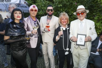 Pauline Stolze, Julian F.M.Stöckel, Harald Glööckler, Stefanie Simon and Lo Graf von Blickensdorf