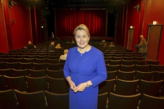 Franziska Giffey at the premiere of the play 'Der eingebildet Kranke' and Dieter Hallervorden's