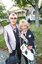 Julian F.M.Stöckel and Stefanie Simon at the premiere of the play 'Der eingebildet Kranke' and