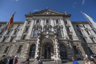 Main façade of the Palace of Justice, seat of the regional court, built in neo-baroque style, 1891