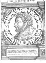 Claudius Gothicus (born around 214, died 270) was Roman emperor from 268 to 270. His full name is