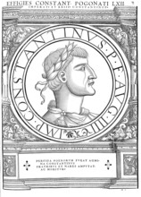 Constans II, Constans, (born 7 November 630, died 15 September 668 in Syracuse), son of Constantine