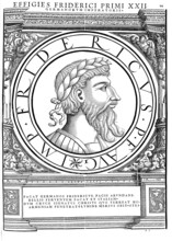 Frederick I, called Barbarossa (born around 1122, died 10 June 1190 in the river Saleph near