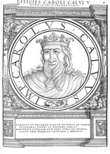 Charles II (born 13 June 823 in Frankfurt, died 6 October 877 in Avrieux near Modane), called