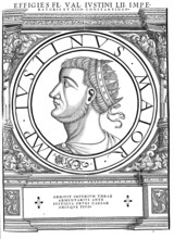 Justin I, Imperator Caesar Flavius Iustinus Augustus, Flavios Ioustinos Augoustos, as emperor also