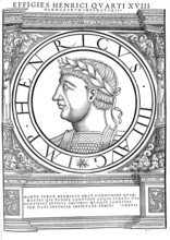 Henry IV (born 11 November 1050 presumably in Goslar, died 7 August 1106 in Liège) from the Salian