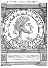 Louis I, Louis the Pious, Louis le Pieux, (born June/August 778 in Chasseneuil near Poitiers, died