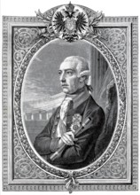 Joseph II, (born 13 March 1741 in Schönbrunn Palace, died 20 February 1790 in Vienna), from 1765 to