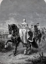 Empress Maria Theresa on horseback, Maria Theresa Walburga Amalia Christina of Austria (born 13 May