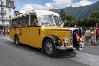 Old Postbus, Interlaken, Switzerland