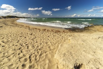 On the beach Spiaggia di Pilone, Ostuni, Apulia, Italy