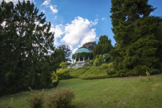 Beethoven Temple in the spa garden Baden, Lower Austria, Austria